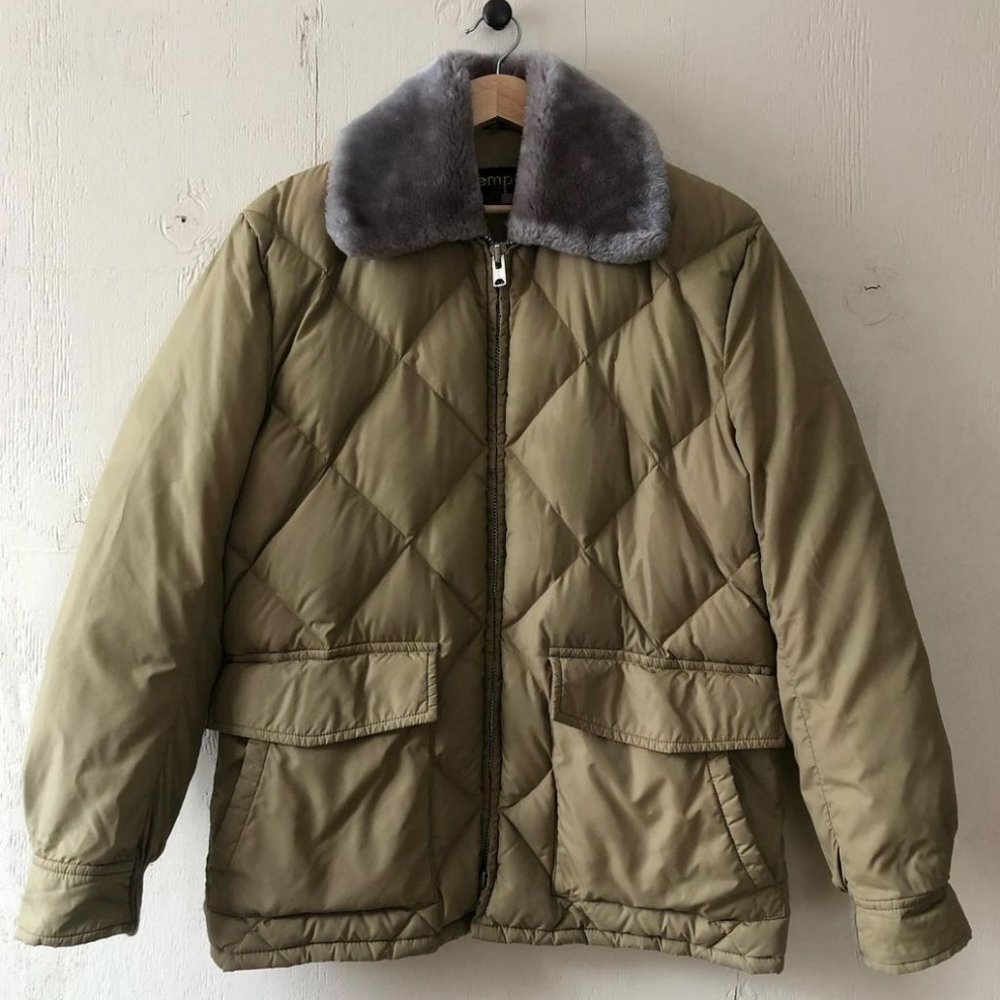 Vintage Goose Down Puffer Coat
